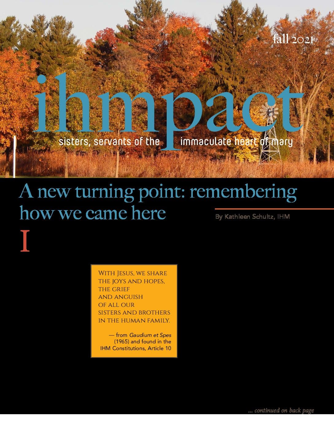 ihmpact FALL 2021 INTERACTIVE Feature Image